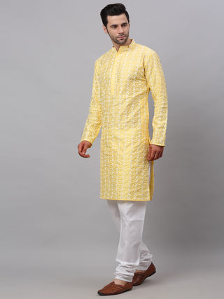 Jompers Men's Emroidered Kurta Payjama Sets