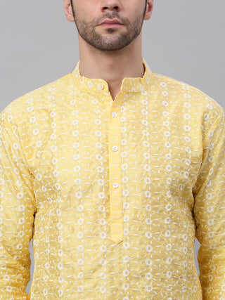 Jompers Men's Emroidered Kurta Payjama Sets