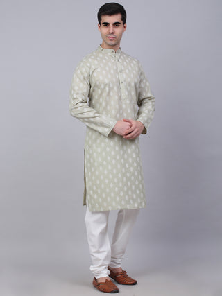 Men's Cotton Floral printed kurta Pyjama Set