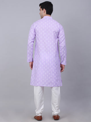 Men's Cotton Floral printed kurta Pyjama Set