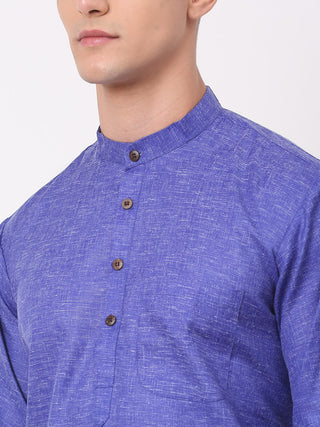 Men's Cotton Solid Kurta Pajama Sets