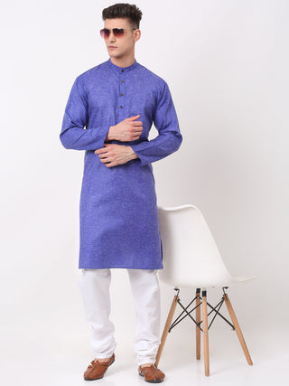 Men's Cotton Solid Kurta Pajama Sets