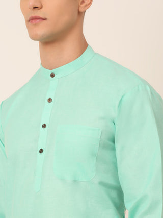 Men's Cotton Solid Kurta Pajama Sets