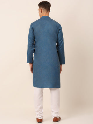 Men's Cotton Solid Kurta Pajama Sets