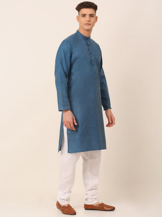 Men's Cotton Solid Kurta Pajama Sets