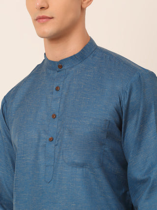 Men's Cotton Solid Kurta Pajama Sets