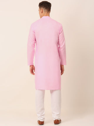 Men's Cotton Solid Kurta Pajama Sets