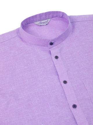 Men's Cotton Solid Kurta Pajama Set
