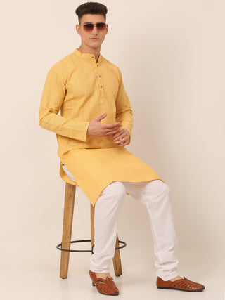 Men's Pure Cottom Embroidered Kurta Pyjama Set