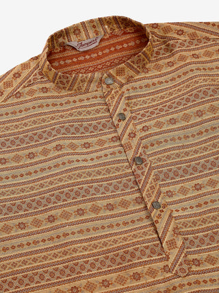 Men Sequinned Kurta with Churidar