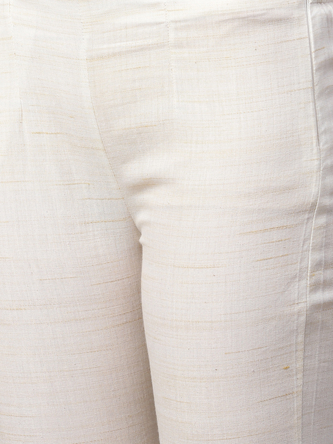 Buy Global Desi Off White Mid Rise Trousers for Women Online  Tata CLiQ