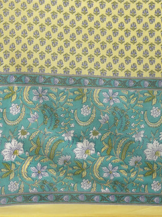 Women Green Ethnic Motifs Printed Pure Cotton Kurta with Trousers & Dupatta