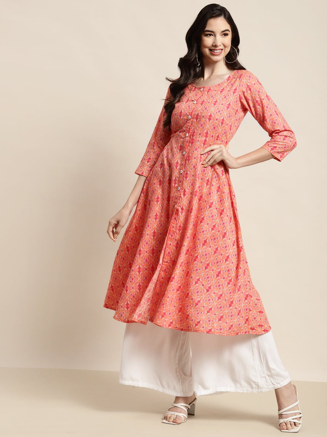 Anarkali hot sale with plazo