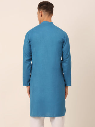 Men's Cotton Embroidered Kurta