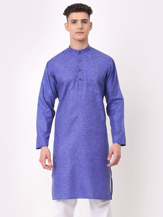 Men's Cotton Solid Kurta