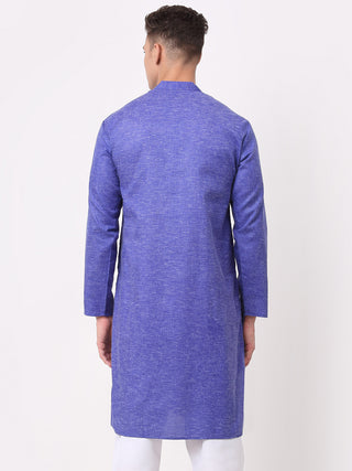 Men's Cotton Solid Kurta