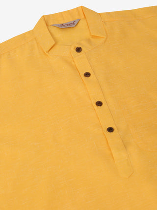 Men's Cotton Solid Kurta