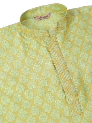 Men's Silk Blend Collar Embroidered Kurta only