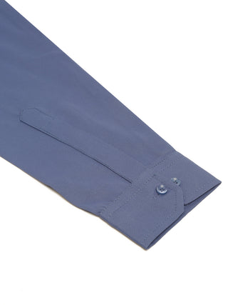 Jompers Men's Blue Solid Cotton Short Kurta