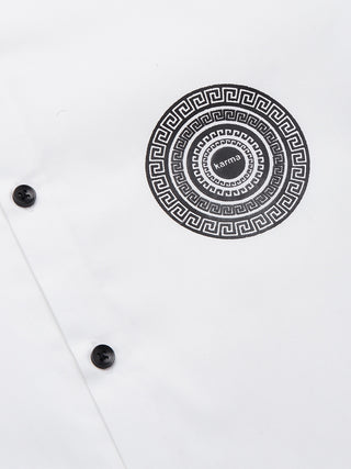 Indian Needle Men's Cotton Printed Formal Shirts