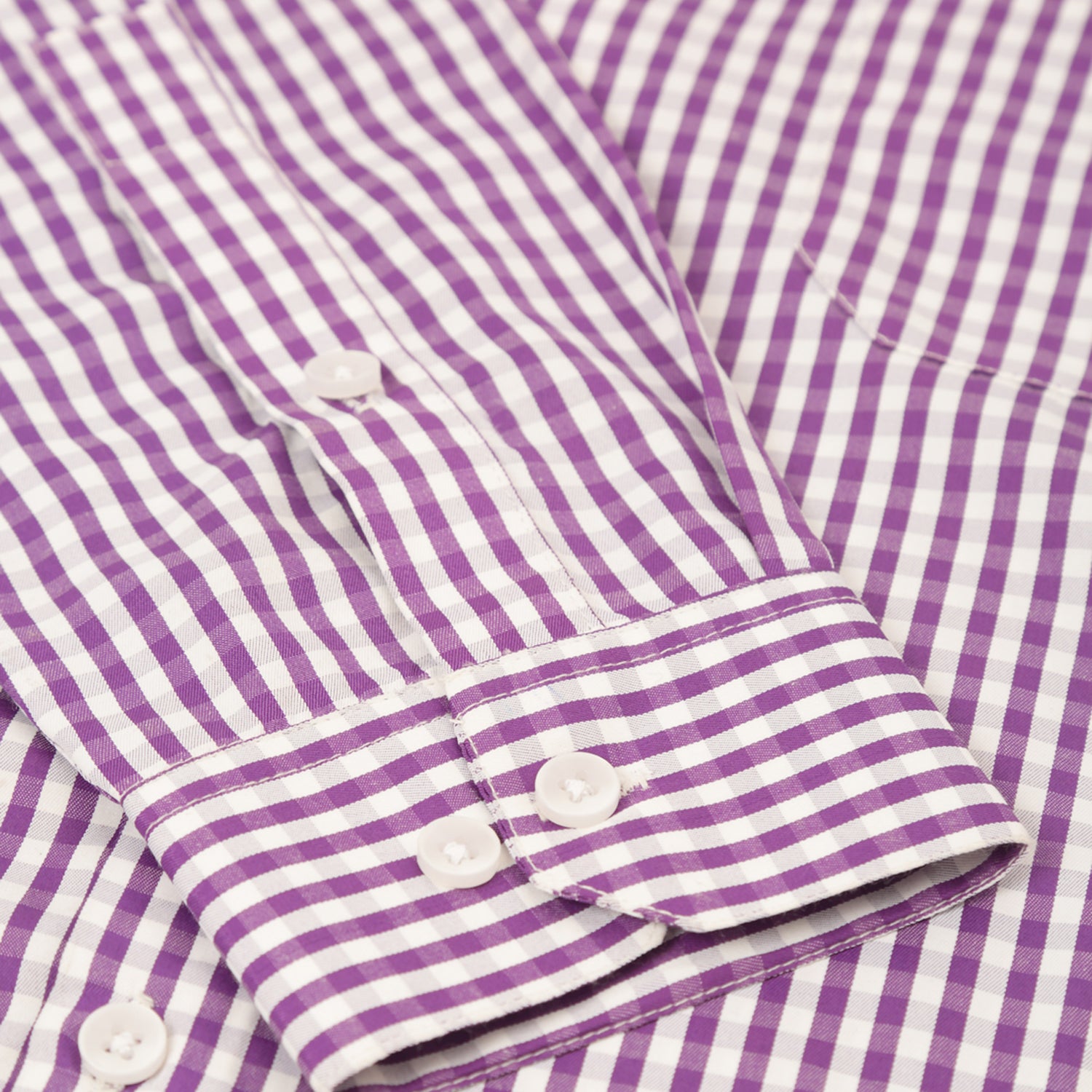 Jainish Men's Cotton Checked Button Down Collar Formal Shirts