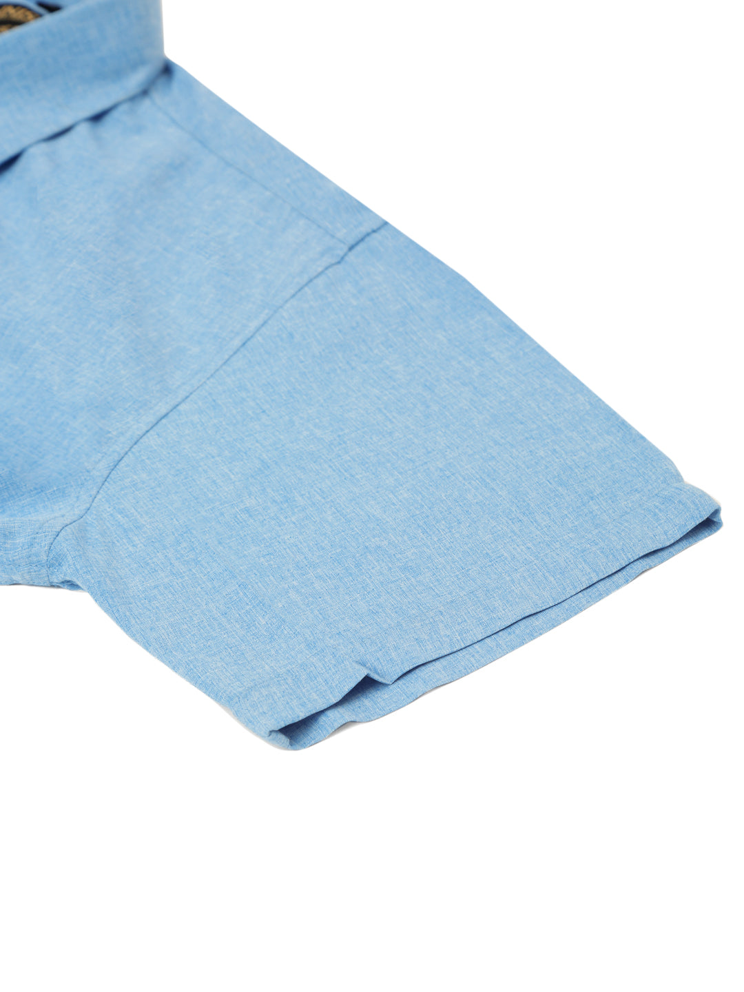 Jainish Men's Cotton Solid Half Sleeve Formal Shirts